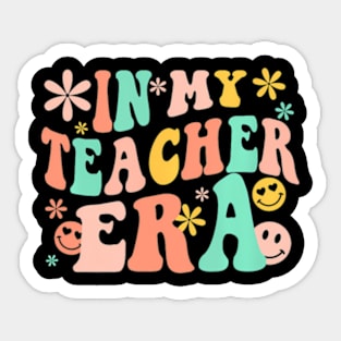 In My Teacher Era Groovy Sticker